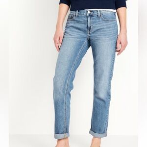 Old Navy Women's Boyfriend Jeans - Light Blue